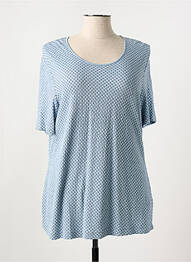 Tricou elasticitate mâneci scurte albastru GERRY WEBER femme