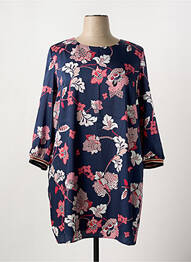 Rochie scurtă mâneci 3/4 mâneci 3/4 albastru BARILOCHE femme