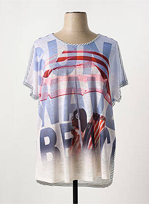 Tricou albastru SAMOON femeie