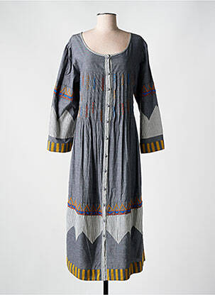 Rochie lungă gri RHUM RAISIN femeie