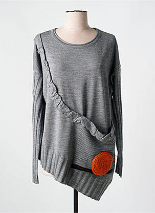 Pulover gri BIZE femeie