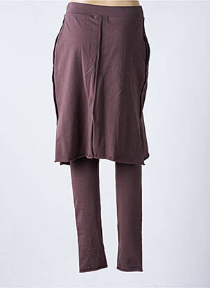 Pantalon slim talie elastică mărime normală maro KEDZIOREK femeie