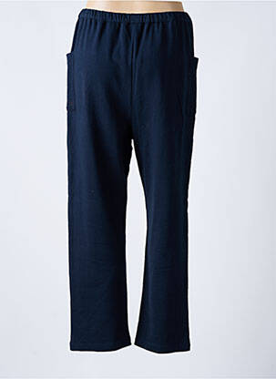 Pantalon drept talie elastică mărime normală albastru RHUM RAISIN femeie