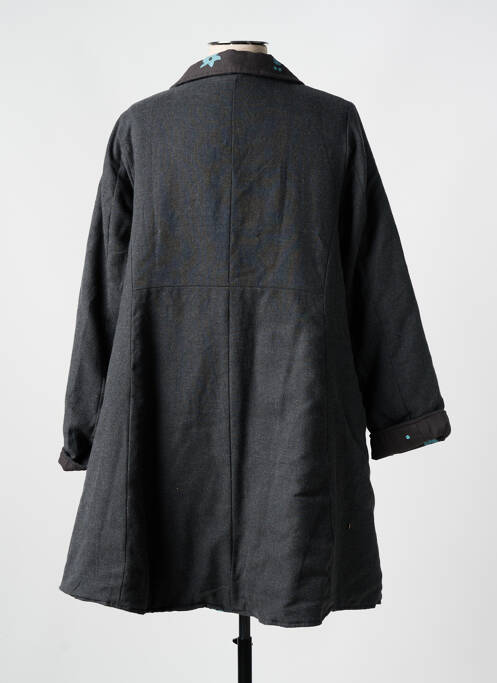 Palton lung gri RHUM RAISIN femeie