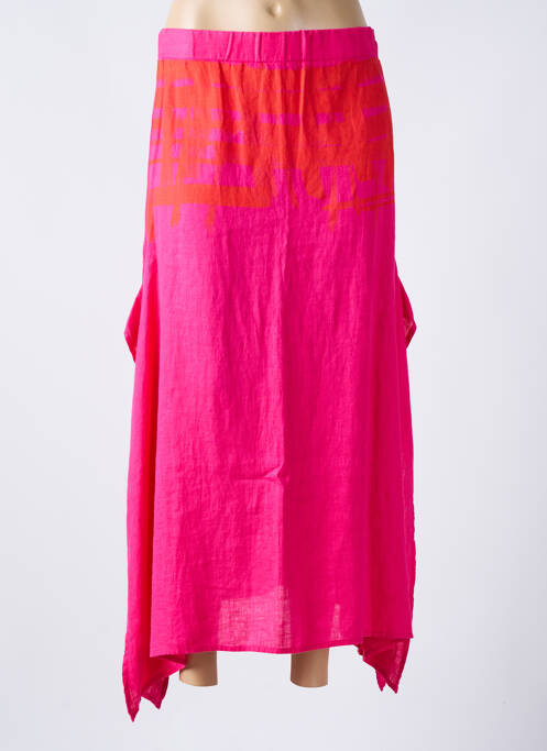 Fustă lungă roz KEDZIOREK femeie