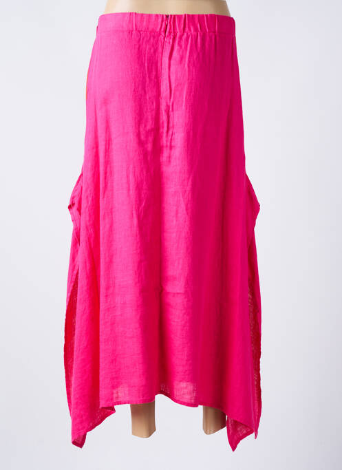 Fustă lungă roz KEDZIOREK femeie