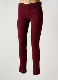 Pantalon slim elasticitate mărime normală roșu CARLA KOPS femme