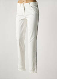 Pantalon drept elasticitate mărime normală alb GERRY WEBER femme