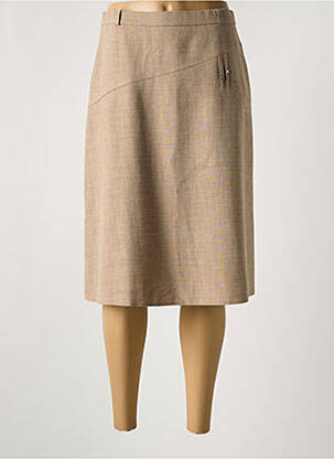 Fustă midi bej ANNE KELLY femeie