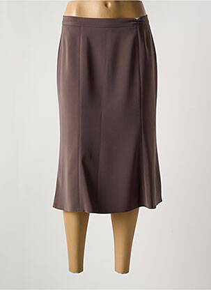 Fustă midi maro ANNE KELLY femeie