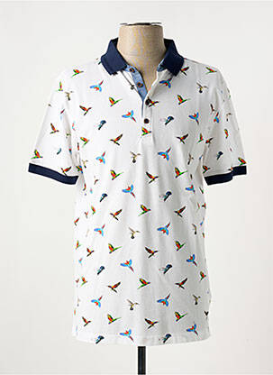 Polo alb DELAHAYE bărbat