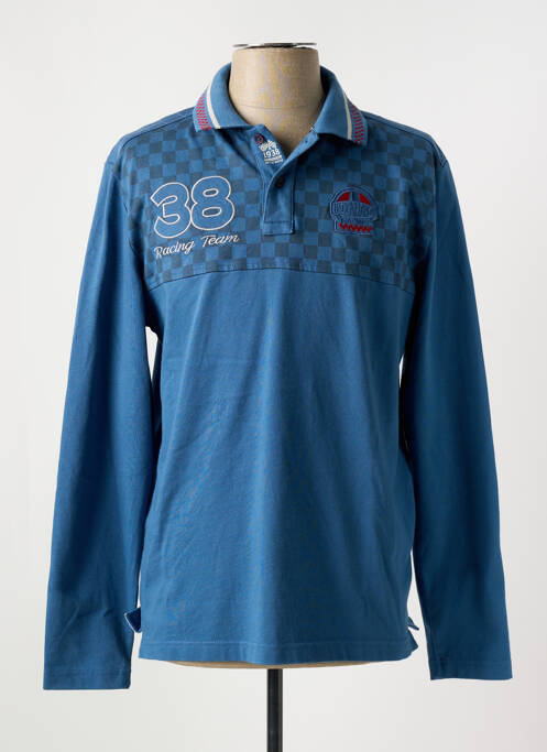 Polo albastru DELAHAYE bărbat