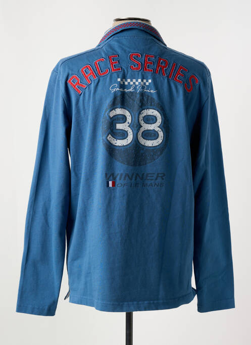 Polo albastru DELAHAYE bărbat