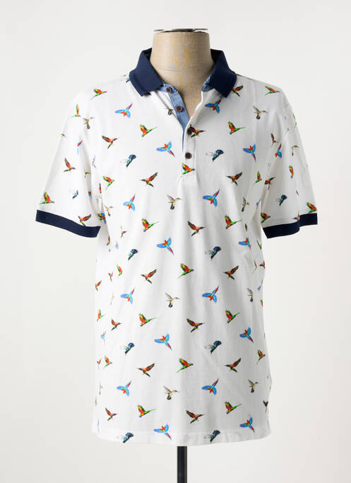 Polo alb DELAHAYE bărbat