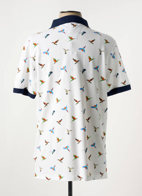 Polo alb DELAHAYE bărbat