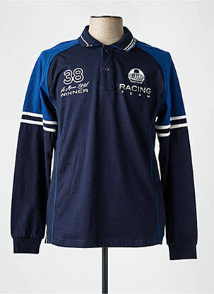 Polo albastru DELAHAYE bărbat