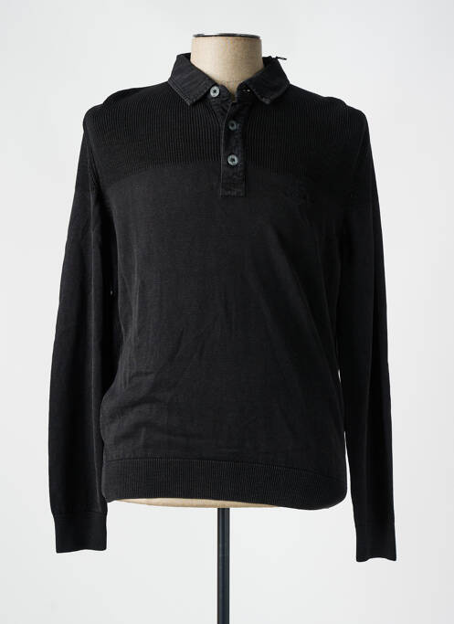 Polo negru MONTE CARLO bărbat