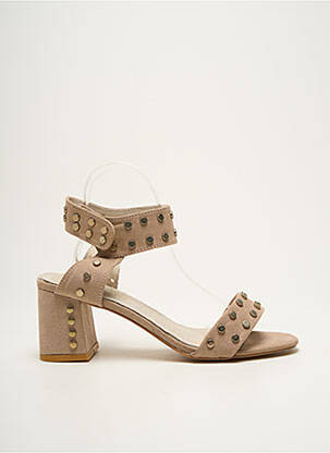 Sandale/Pantofi decupați bej CASSIS femeie