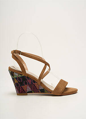 Sandale/Pantofi decupați maro CASSIS femeie