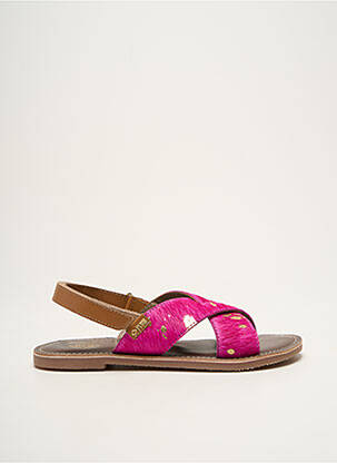 Sandale/Pantofi decupați roz PALLADIUM fată