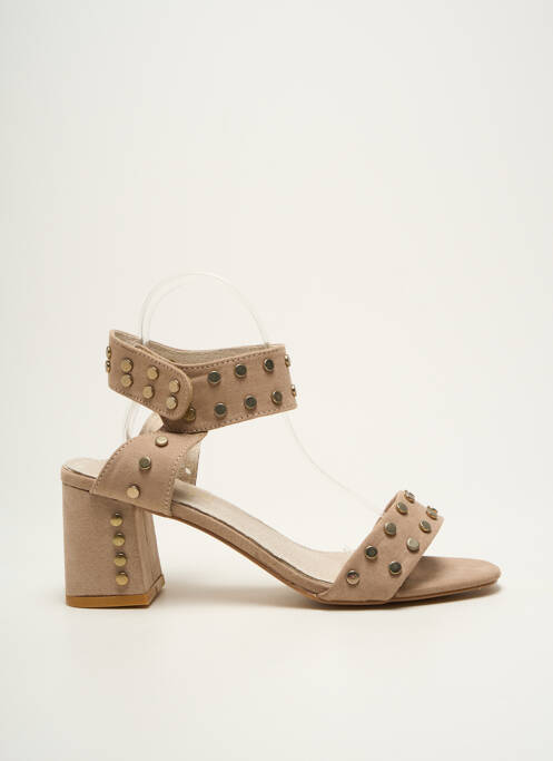 Sandale/Pantofi decupați bej CASSIS femeie