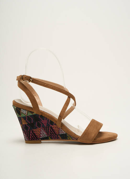 Sandale/Pantofi decupați maro CASSIS femeie