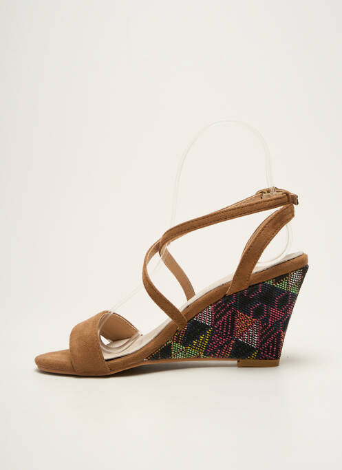 Sandale/Pantofi decupați maro CASSIS femeie