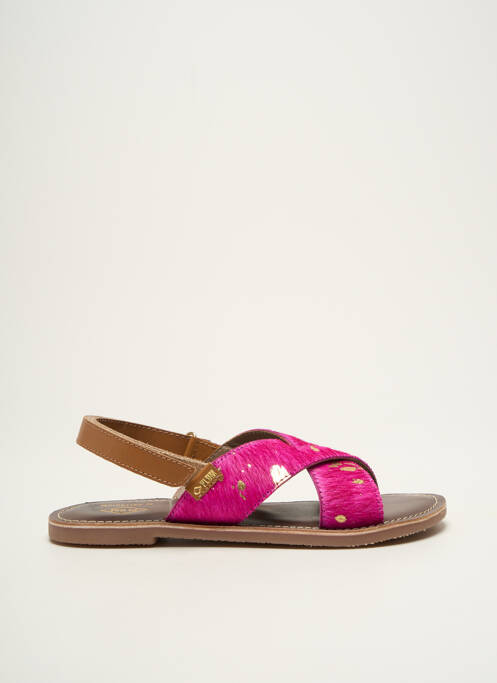 Sandale/Pantofi decupați roz PALLADIUM fată