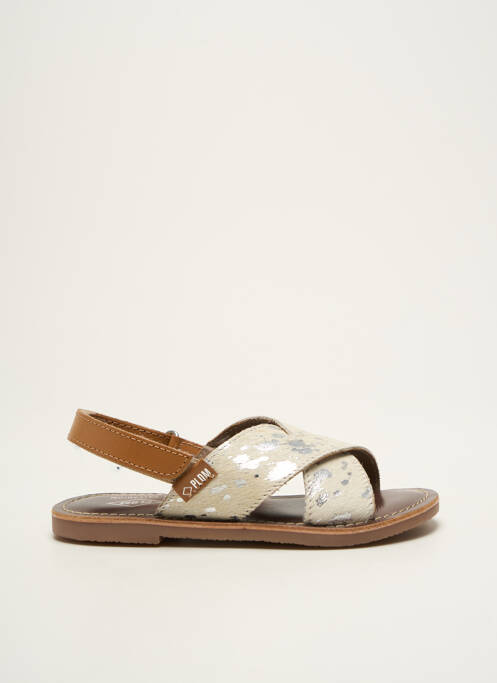 Sandale/Pantofi decupați alb PALLADIUM fată