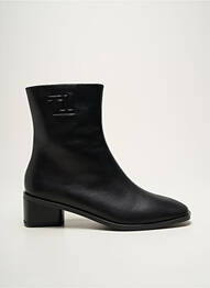 Botine/ghete material neted toc de 4 la 6 cm negru TAMARIS femeie