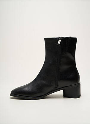 Botine/ghete material neted toc de 4 la 6 cm negru TAMARIS femeie
