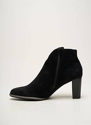 Botine/ghete vârf ascuțit toc de 4 la 6 cm negru FUGITIVE BY FRANCESCO ROSSI femeie