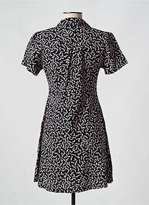 Rochie scurtă croială evazată mâneci scurte negru VOLCOM femeie
