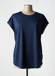 Tricou croială dreaptă mâneci scurte albastru SCOTT femme