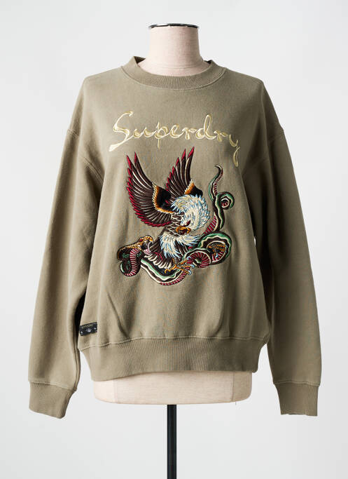 Pulover verde SUPERDRY femeie