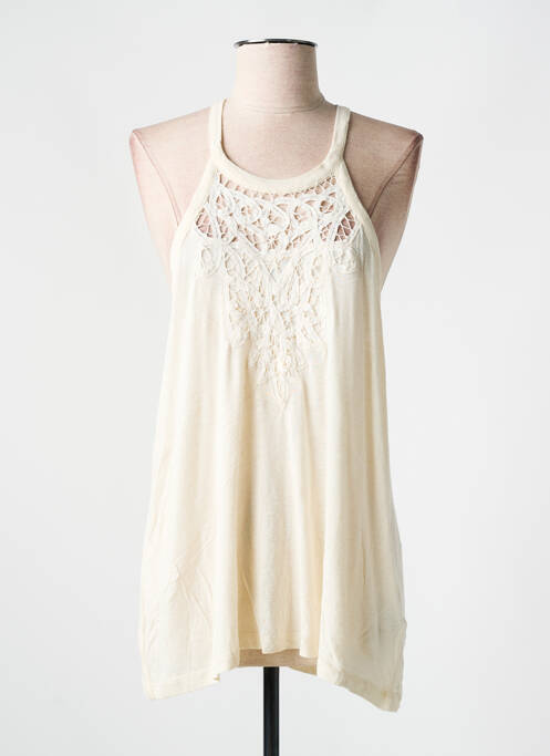 Top bej SUPERDRY femeie