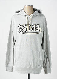 Hanorac țesătură jersey mâneci lungi gri VON DUTCH homme