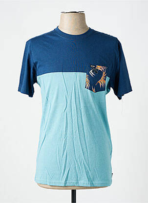 Tricou croială cambrată mâneci scurte albastru RIP CURL bărbat