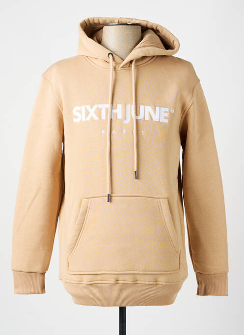 Hanorac cu glugă maro SIXTH JUNE bărbat