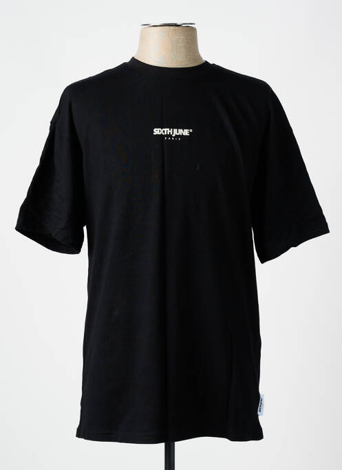 Tricou negru SIXTH JUNE bărbat