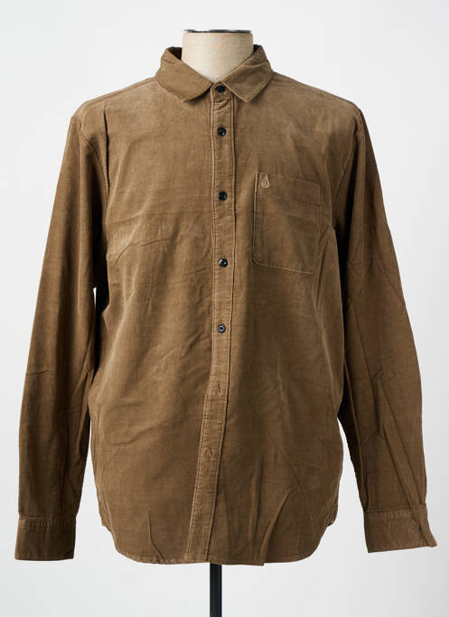 Cămașă cu mâneci lungi maro VOLCOM bărbat