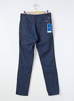 Pantalon chino elasticitate mărime normală albastru JACK & JONES bărbat