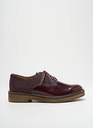 Derby-uri țesătură satinată toc plat până la 3 cm violet KICKERS femme