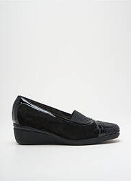 Balerine țesătură satinată toc de 4 la 6 cm negru ILARIO MORELLI femme