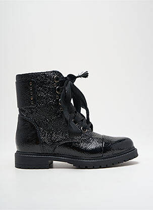 Botine/ghete toc mic toc plat până la 3 cm negru REQINS femeie