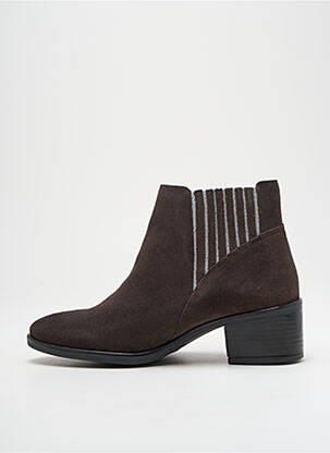 Botine/ghete nubuc toc de 4 la 6 cm maro WE DO femeie