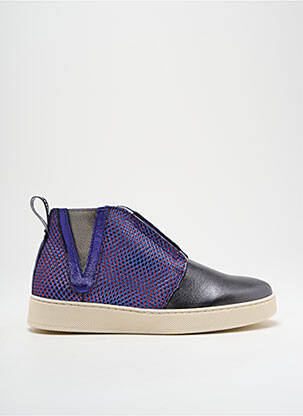 Slip-on-uri țesătură satinată toc plat până la 3 cm violet VADDIA femeie