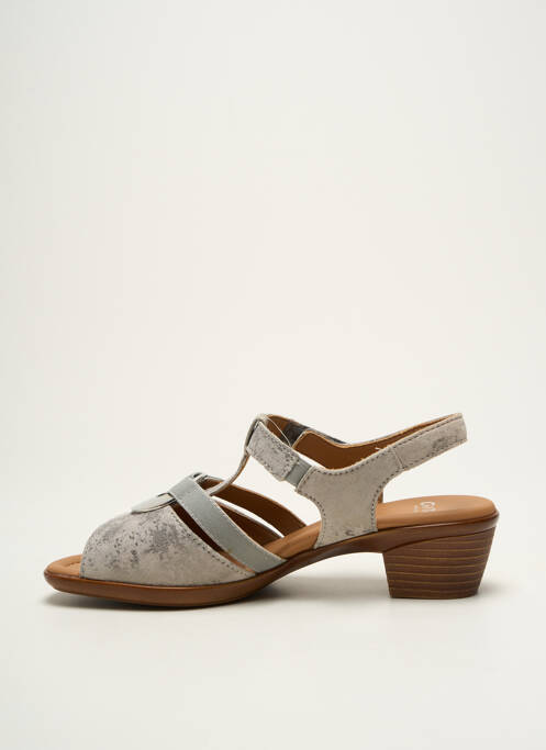 Sandale/Pantofi decupați argintiu ARA femeie