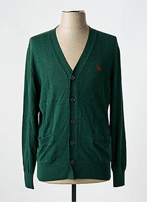 Vestă cu mâneci lungi verde EL GANSO bărbat