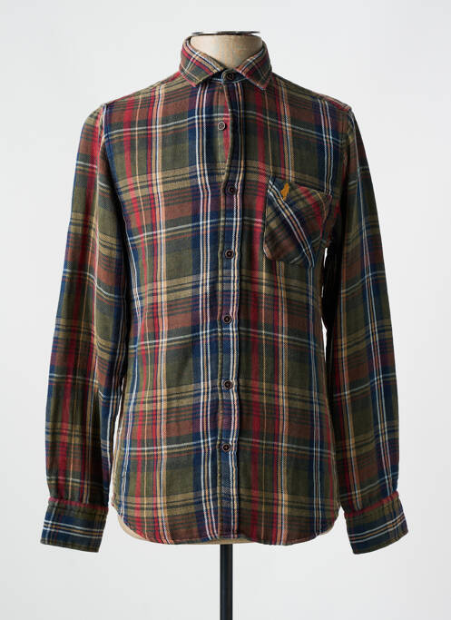 Cămașă cu mâneci lungi verde MCS bărbat